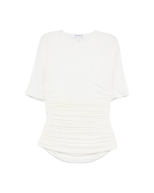 Alaïa White Alaã¯A Tops