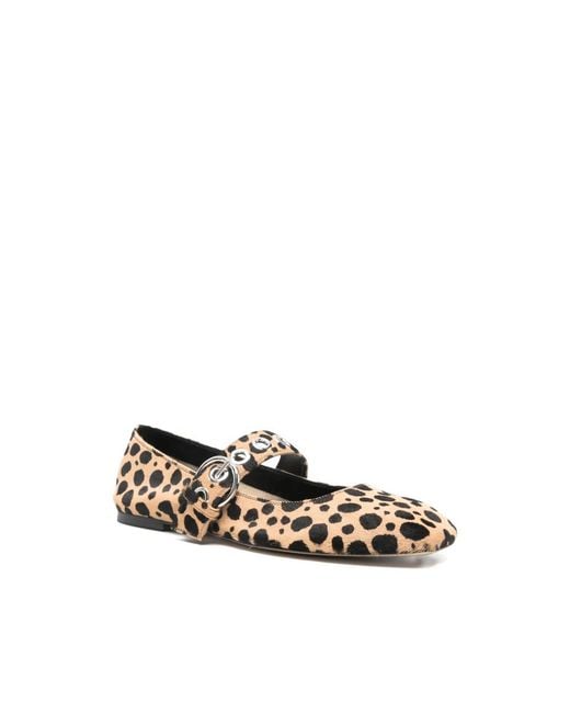 Aeyde Metallic Ballerinas