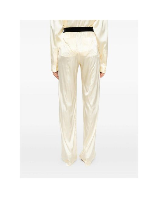 Tom Ford Natural Straight Trousers