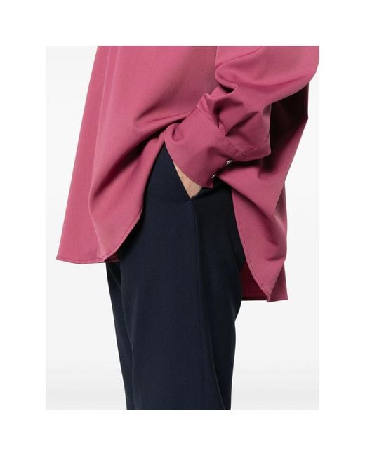 Rota Blue Pressed-Crease Trousers for men