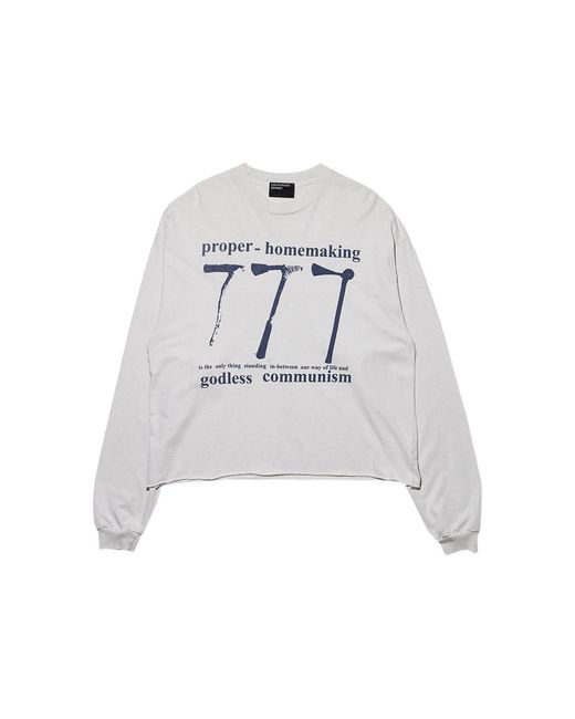 Enfants Riches Deprimes Gray Printed T-Shirt for men