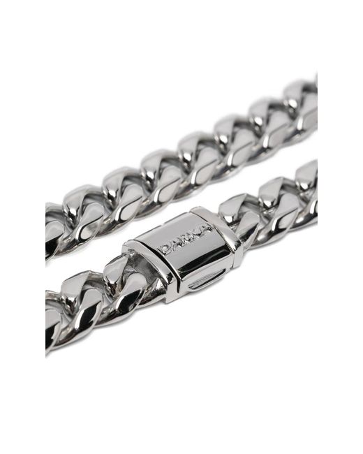 DARKAI Metallic Chain-Link Necklaces for men