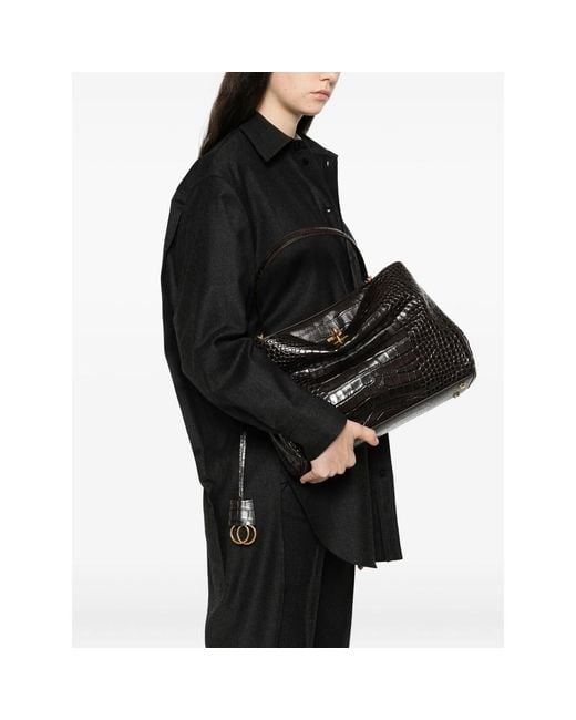 Balenciaga Black Medium Rode Tote Bag