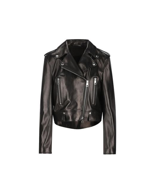 Balenciaga Black Biker Leather Jacket