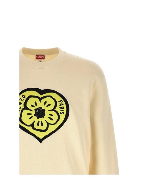 KENZO Natural Logo-Patch Sweatshirt for men