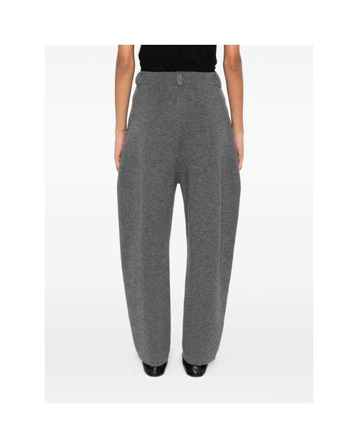 Lisa Yang Gray Wrenda Tapered Trousers