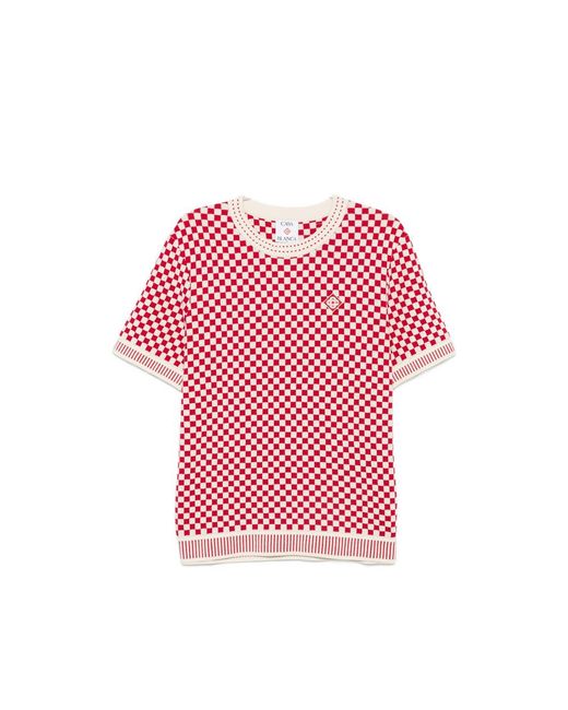 Casablanca Red T-Shirts And Vests for men