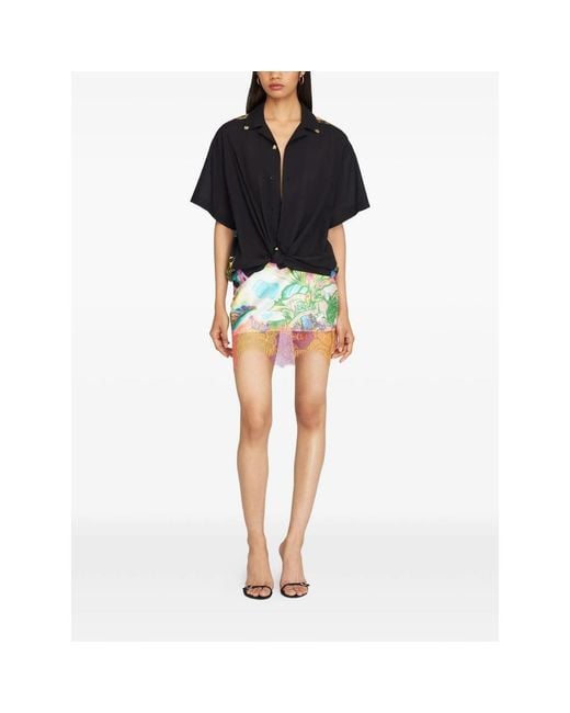 Donde Esteban Green Sonido Bestial Mini Skirt