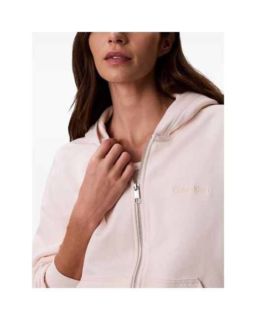 Calvin Klein Natural Zip-Up Hoodie