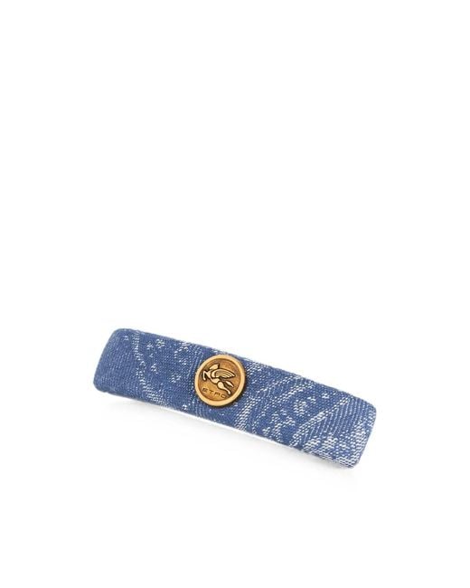 Etro Blue Hair Accessories