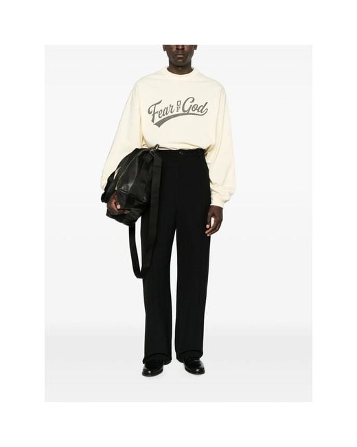 Fear Of God Natural Merch Long Sleeve T-Shirt for men