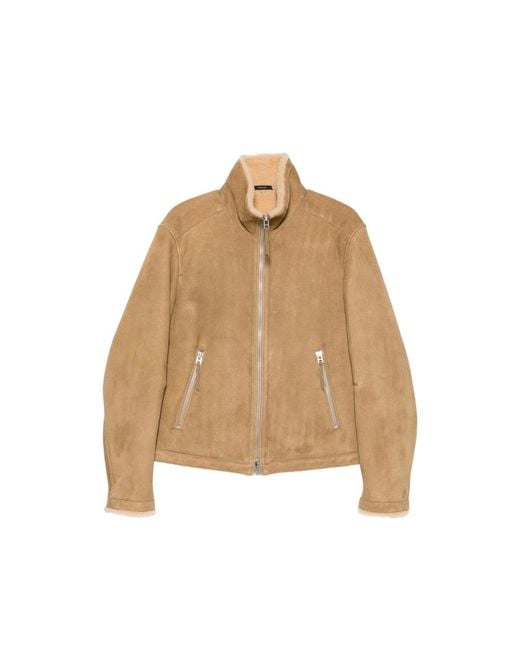 Tom Ford Natural Zip-Pocket Jacket for men