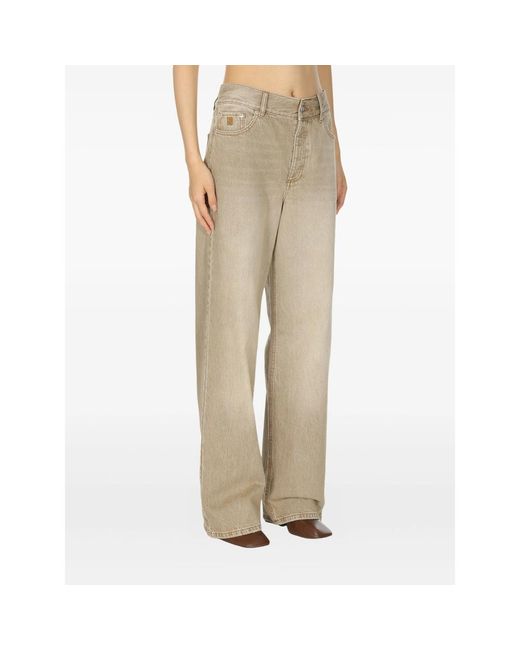 By Malene Birger Gray Vinola Cotton Jeans