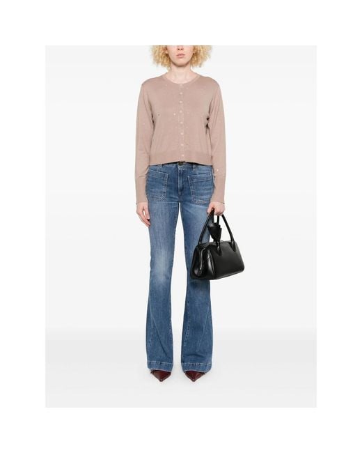 Seafarer Blue Denim Flared Jeans