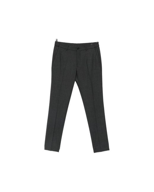 Berwich Black Morello Elax Tailored Trousers for men