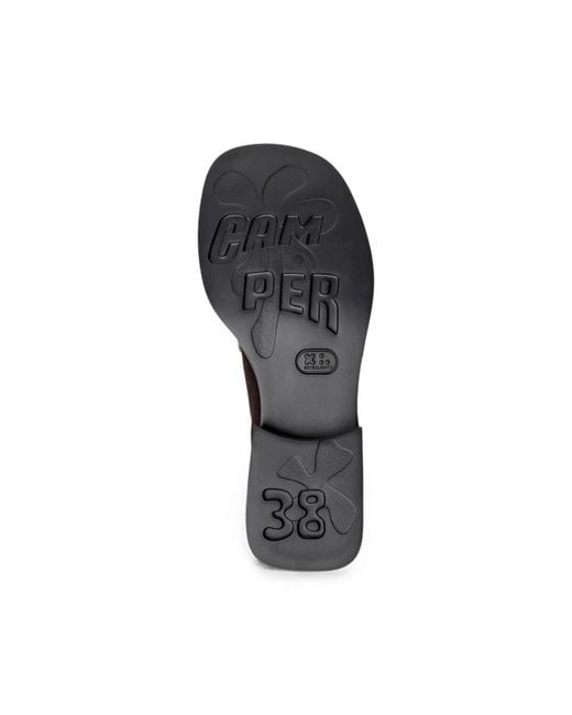 Camper Black Dana Square-Toe Boots