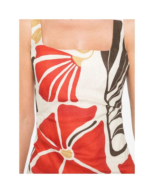 Sir Red Julietta Square-Neck Mini Dress