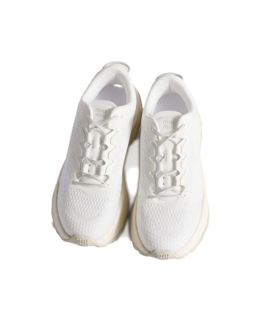 Miu Miu White Trainers