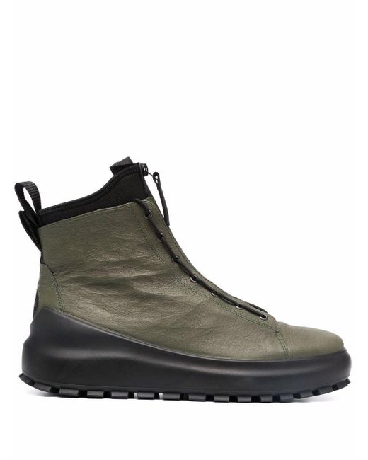 Stone Island Green High-top Ankle Boots for men