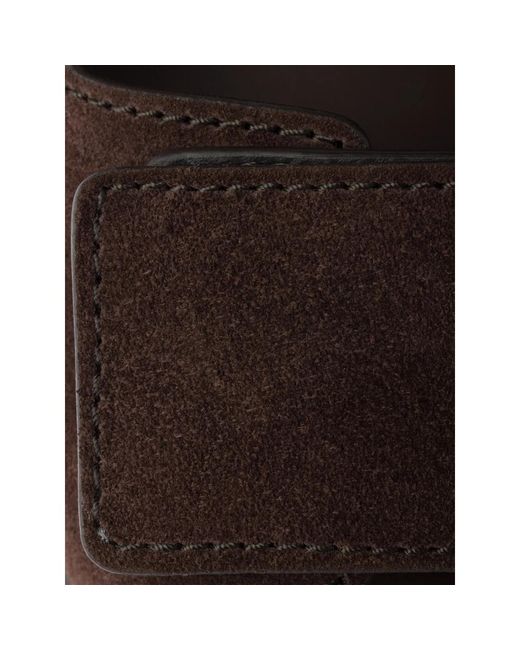 Prada Black Triangle-Logo Suede Sandals for men