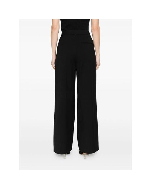 Gestuz Black Pocket Wide Trousers