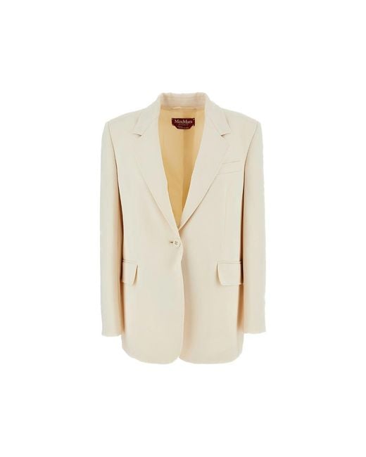 Max Mara Natural Blazers