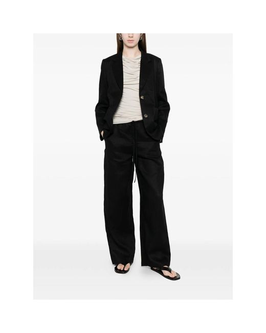 JC Sophie Black Linda Buttoned Jacket