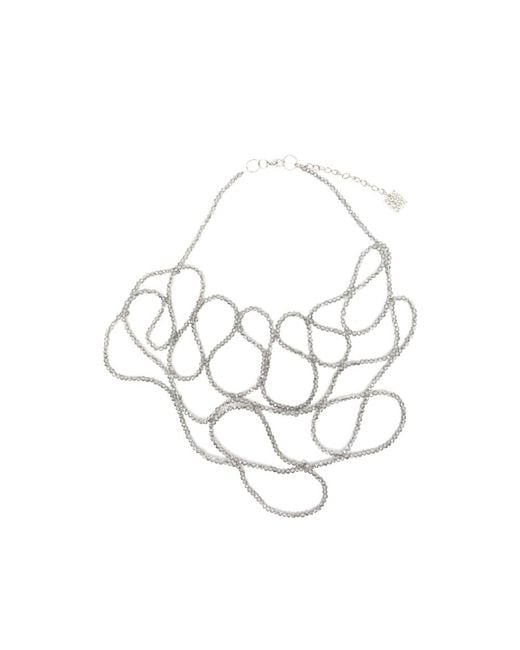 Panicale Metallic Beaded Necklace