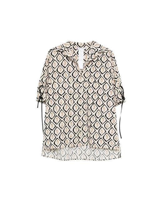 Max Mara White Blouses