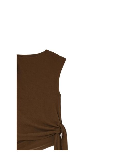 Ganni Brown Top
