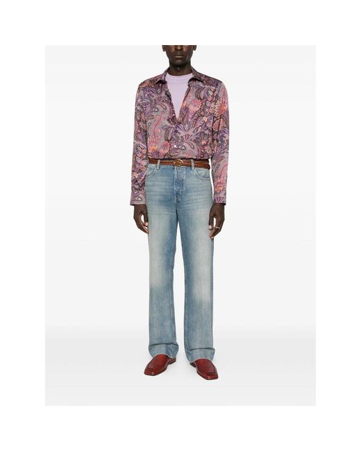 Etro Purple Shirts for men