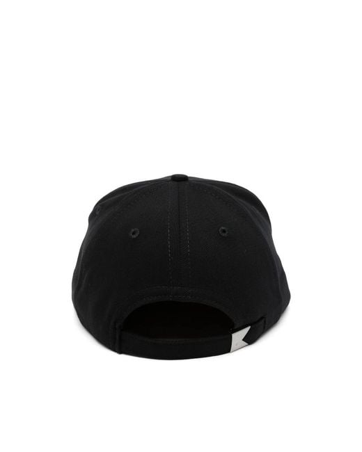 Rhude Black Logo-Embroidered Baseball Cap for men