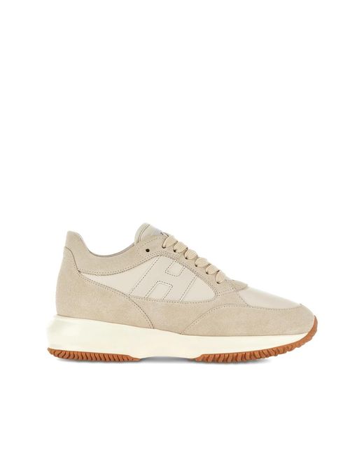 Hogan Natural Suede Sneaker