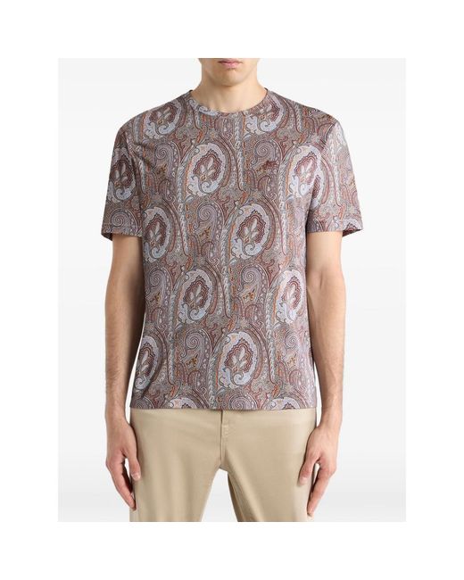 Etro Pink T-Shirts & Vests for men