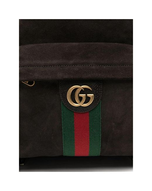 Gucci Black Medium Ophidia Backpack for men