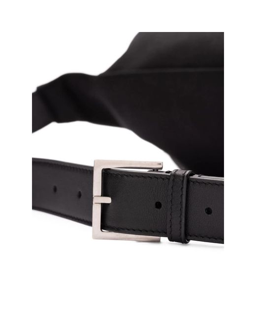 Saint Laurent Black Belt Bags for men