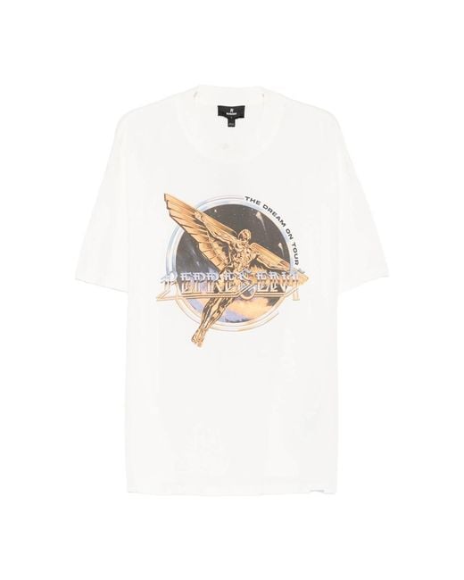 Represent White T-Shirts for men