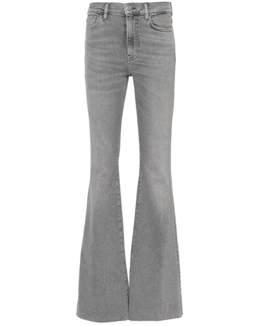 FRAME Gray Le High Flare Jeans