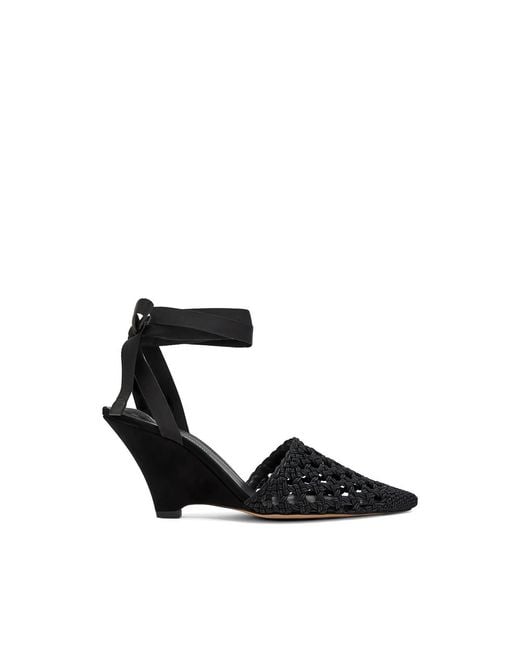 Jacquemus Black Wedge Boots