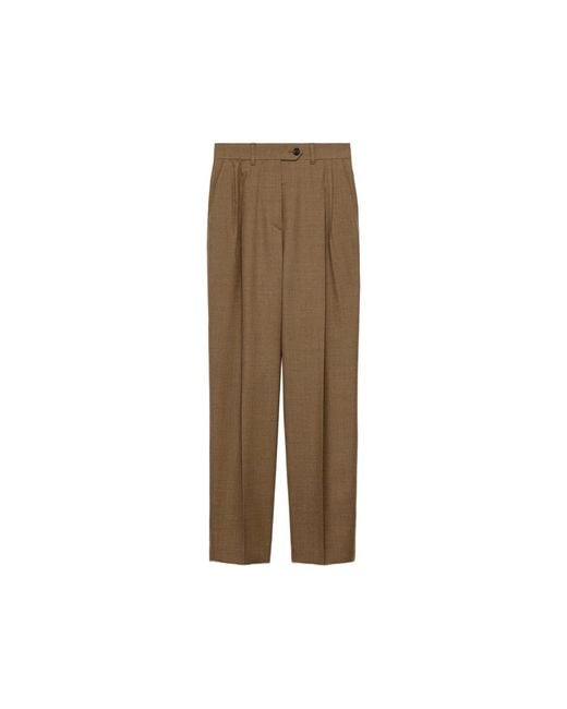 Prada Natural Neutrals Trousers