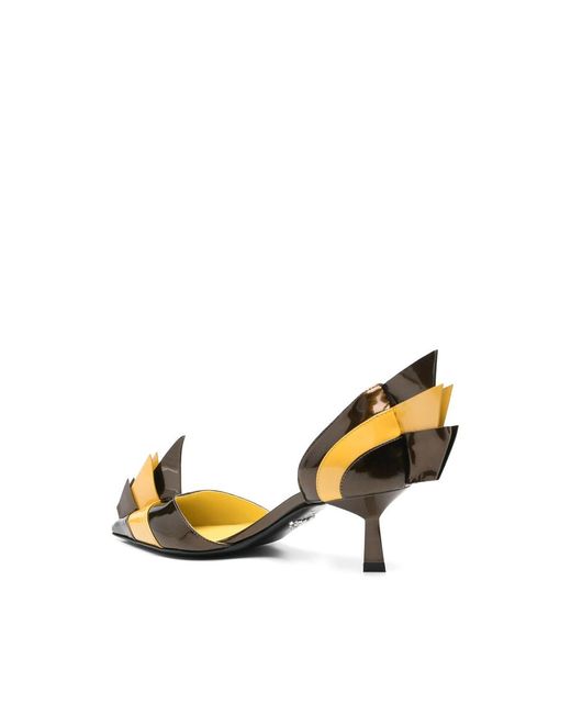 Prada Metallic Shoes