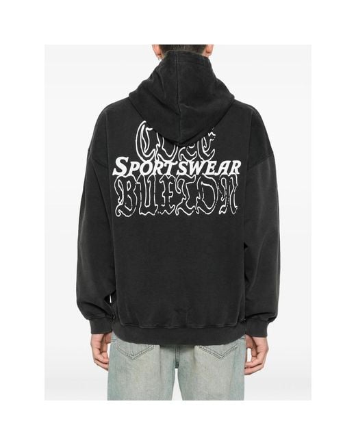 Cole Buxton Black Logo Hoodie for men