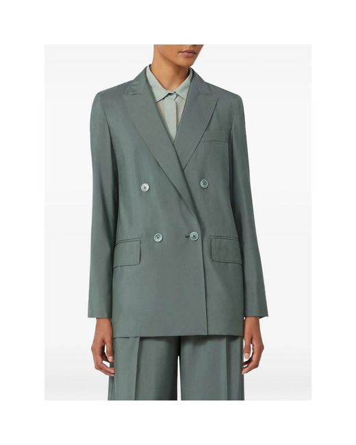 Max Mara Green Jackets