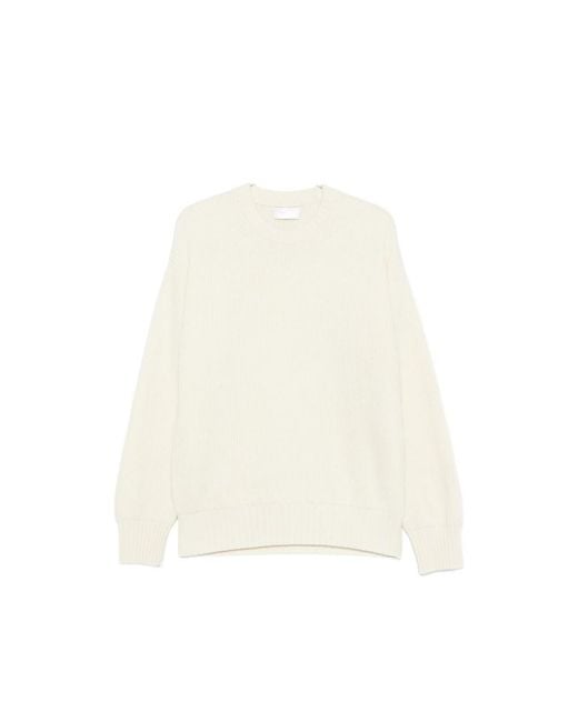 Diana Studio White Ribbed-Knit Sweater for men