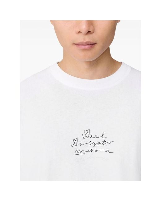Axel Arigato White London City T-Shirt for men