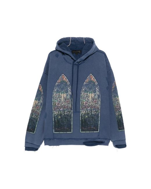 Who Decides War Blue Kangaroo-Pocket Hoodie for men