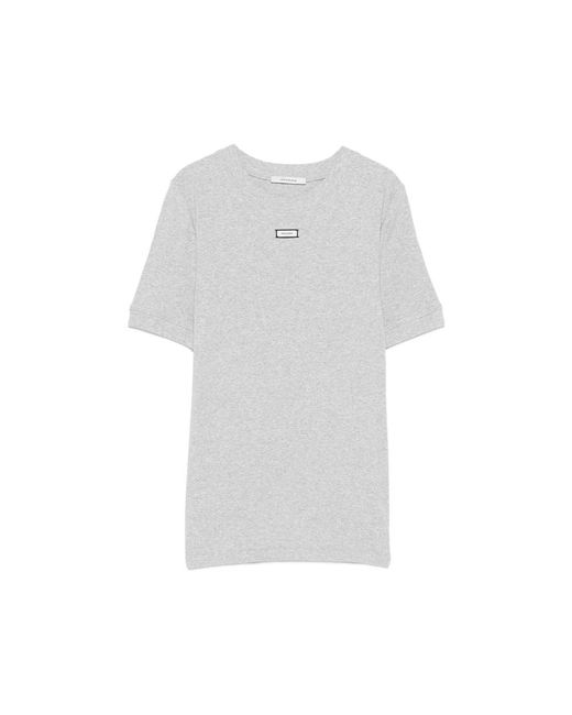 Entire studios White Logo-Label T-Shirt for men