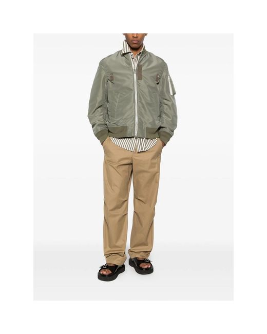 Sacai Green Jackets for men