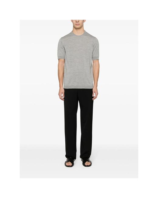 GOES BOTANICAL Gray Mélange Merino Wool Top for men