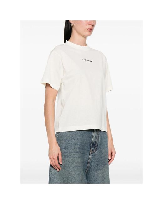 Balenciaga White Neutrals Tops